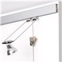 Cimaises Multirail Eclairage - Rail de 200cm (fixation incl.)