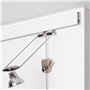 Cimaises Multirail Eclairage - Rail de 200cm (fixation incl.)