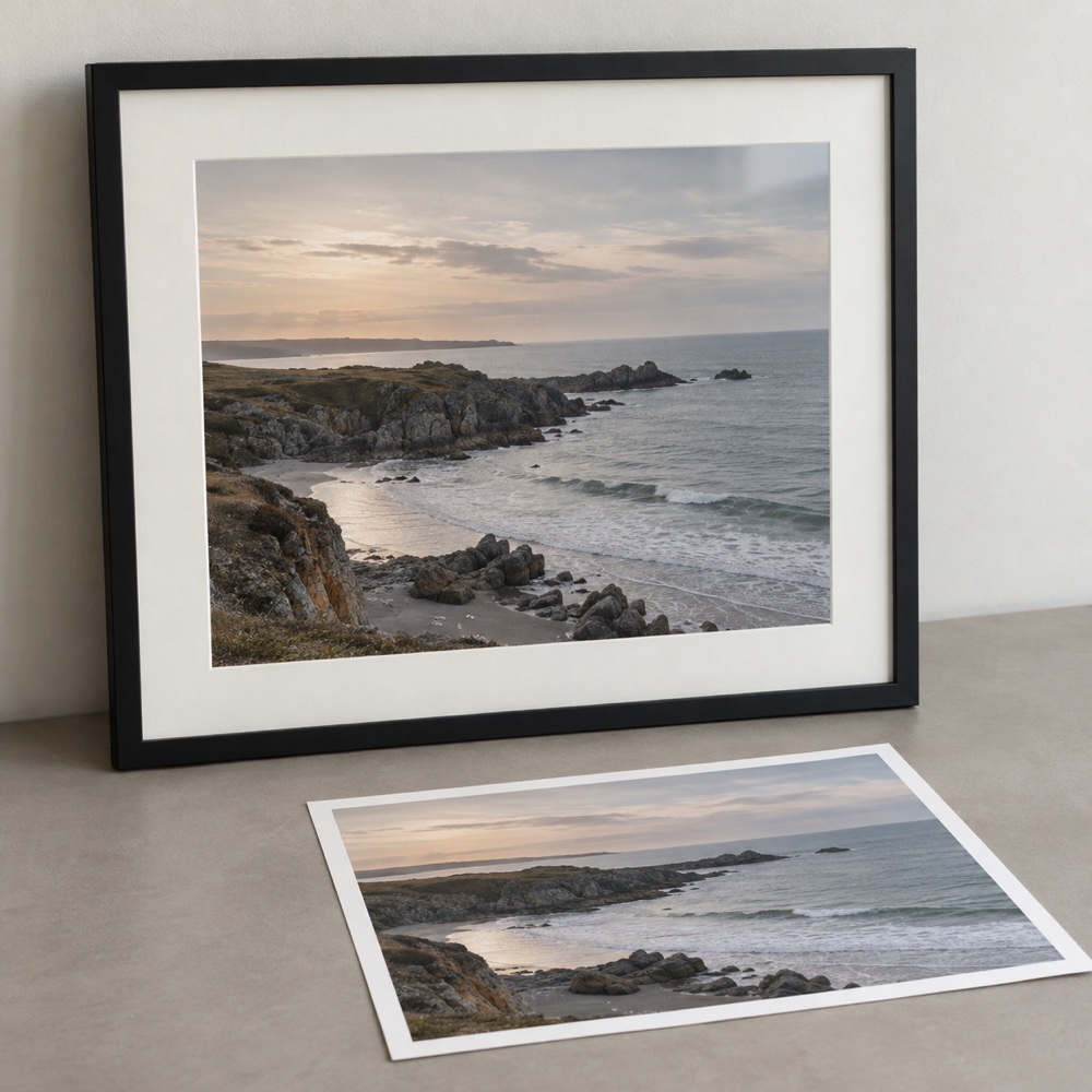 Tirage photographique encadré